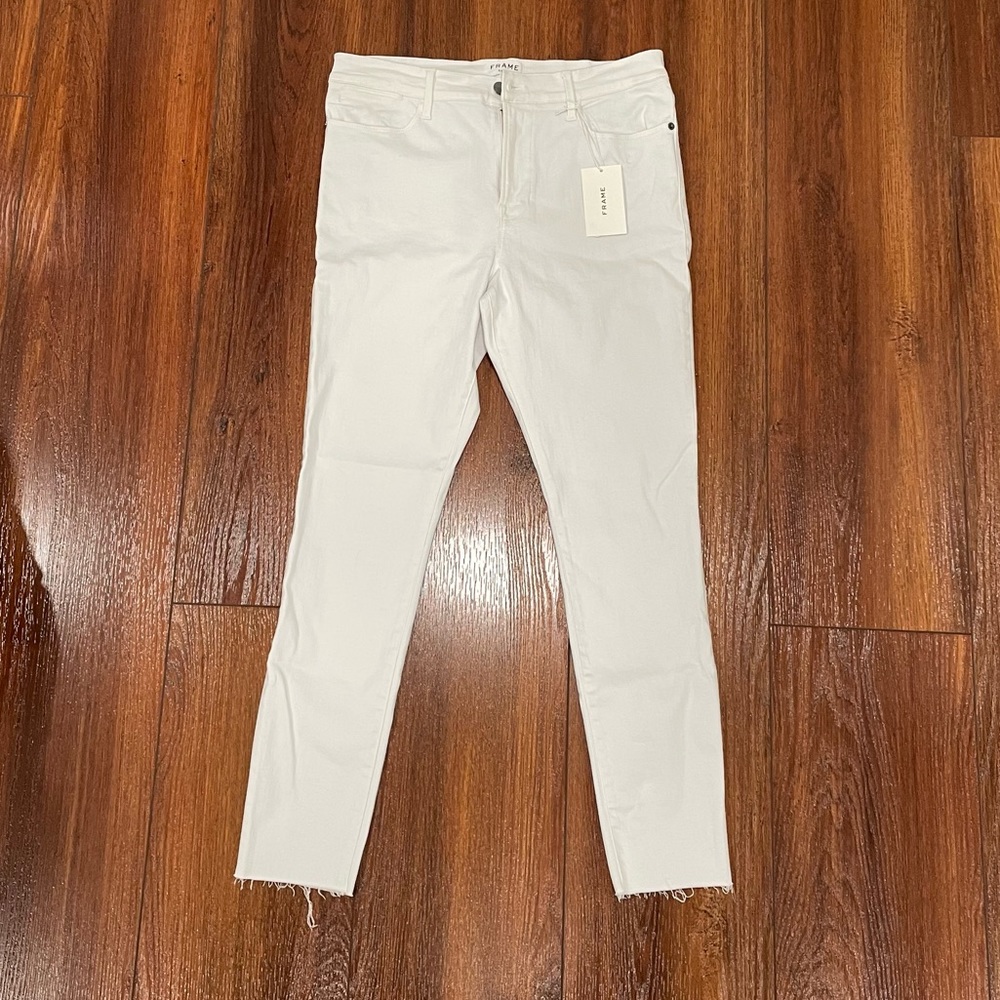 FRAME LE High Skinny Rawed Jeans